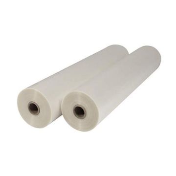 Photo Rouleau de film de plastification brillant - 150 mic - A2 : 457 mm x 75 m : PAVO Lot de 2