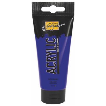 Photo Peinture acrylique Violet Tube de 100 ml : KREUL Solo Goya Acrylic 84114