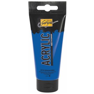 Photo Peinture acrylique Bleu outremer Tube de 100 ml : KREUL Solo Goya Acrylic 84116