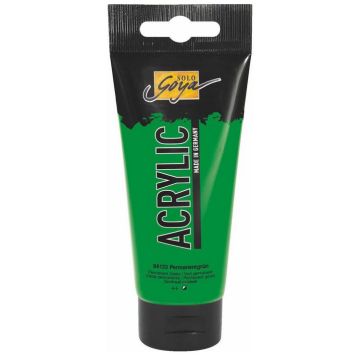Photo Peinture acrylique Vert permanent Tube de 100 ml : KREUL Solo Goya Acrylic 84133