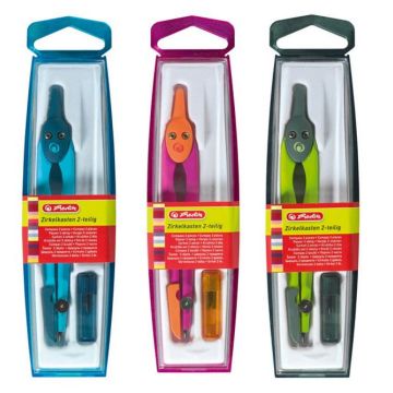 Photo Boîte à compas 2 pièces : HERLITZ 