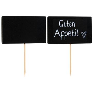 Photo Pique apéritif personnalisable - 90 mm PAP STAR Ardoise