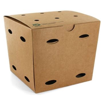 Photo Boite à frites - 140 x 145 x 145 mm PAP STAR Pure