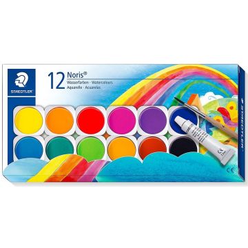 Photo Boite de 12 peintures : STAEDTLER Noris Club (888 NC12)