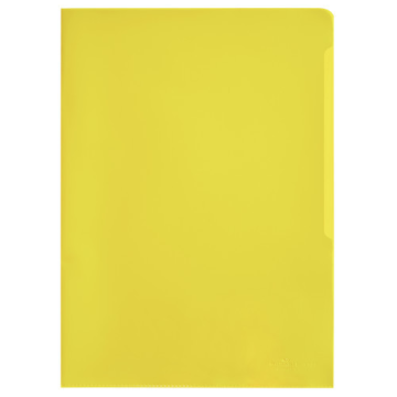 Photo DURABLE : Lot de 100 pochettes à coins A4 - Jaune - 2337-04