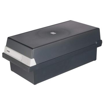 Photo Boite à couvercle pour 1300 cartes - A6 paysage - Noir : HAN 956-13 