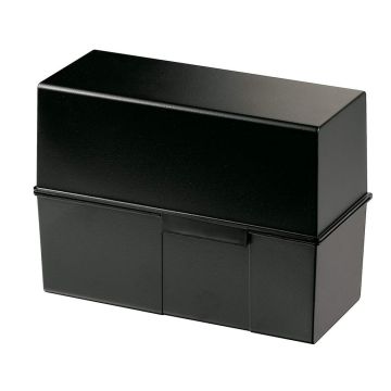 Photo Boite pour fiches en plastique - Format A5 - Noir : HAN 975-13
