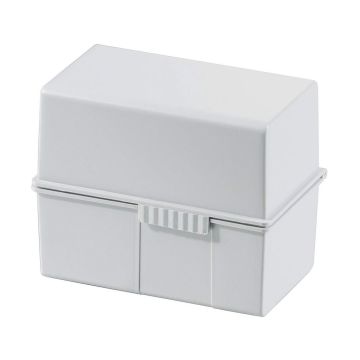 Photo Boite pour fiches en plastique - Format A6 - Gris clair : HAN 976-11 