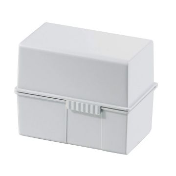 Photo Boite pour fiches en plastique - Format A7 - Gris clair : HAN 977-11