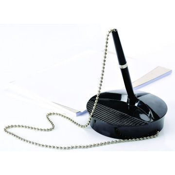 Photo Porte-stylo avec une chaînette chromée - Noir FELLOWES 9821502