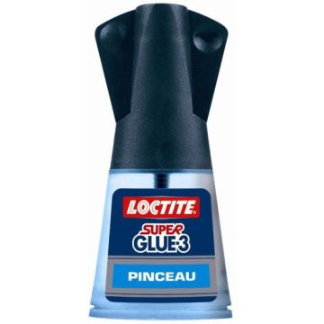 Photo Colle instantanée liquide - 5 g LOCTITE Super Glue Pinceau