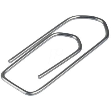 Photo Boite de 100 attache-lettres en métal - 32 mm : WEDO 124 32100