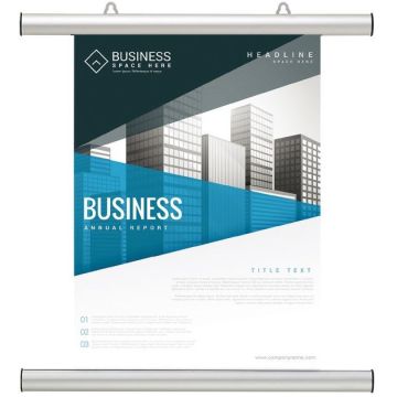 Rail pour Porte-affiche mural ou à suspendre - Profil de 855 mm FRANKEN Modèle