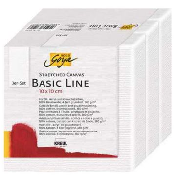 Photo Châssis pour peindre - 100 x 100 mm KREUL Lot de 3