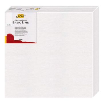 Photo C.KREUL :  Lot de 3 châssis pour peindre  - 200 x 200 mm