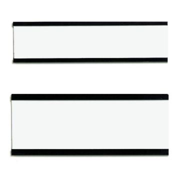 Photo Porte-étiquette magnétique C-profil - 75 x 50 mm - Marron : FRANKEN