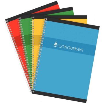 CONQUERANT : Cahier 180 pages à grands carreaux - A4 100104456