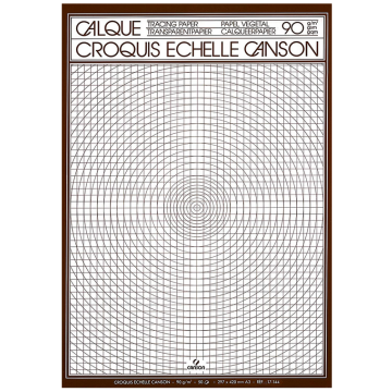 Photo CANSON : Lot de Feuilles de papier calque à dessin 200017144 - A3