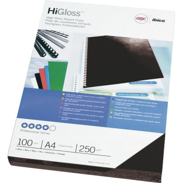 Photo Couverture pour reliure de présentation A4  (GBC CE020010 carton)