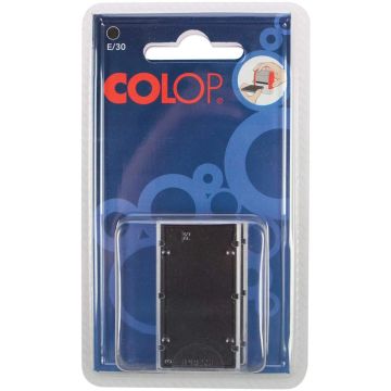 Photo COLOP E30 : Cassette de rechange pour tampon - Noir - 107183