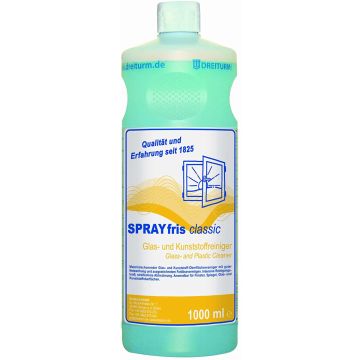 Photo DREITURM 4320 : Nettoyant pour surface en verre et en plastique Sprayfris classic - 1 Litre