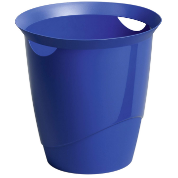 Photo DURABLE : Corbeille à papier Trend 16 litres - Bleu - 1701710040