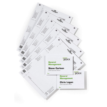 Photo DURABLE 4851-02 : Lot de 20 étiquettes pour plaque de porte - 149 x 105,5 mm