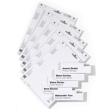 Photo DURABLE 4850-02 50 étiquettes pour plaque de porte - 149 x 52,5 mm