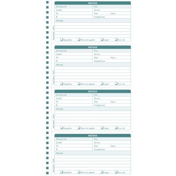 Photo Messages téléphoniques - Carnet autocopiant Dupli à spirales EXACOMPTA Image