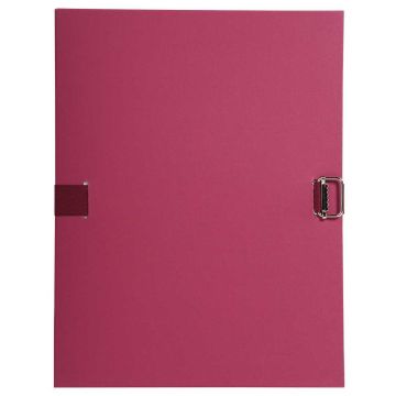 Photo EXACOMPTA 724E : Chemises toilées à sangle - Bordeaux