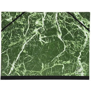 Photo Carton à dessin à élastique - 260 x 330 mm - Marbré EXACOMPTA Recto