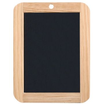 Photo Ardoise noire avec cadre en bois - 180 x 260 mm WONDAY