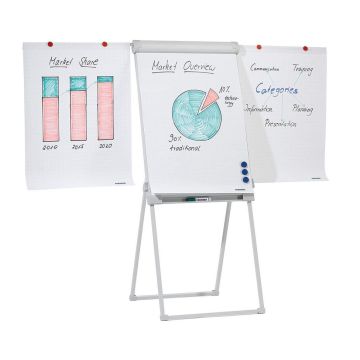 Photo Chevalet de conférence réglable - 670 x 950 mm : FRANKEN Standard Deluxe