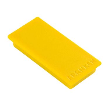 Photo Lot de 10 Aimants - 50 x 23 mm - Jaune : FRANKEN