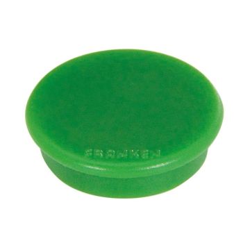 Photo Lot de 10 Aimants ronds - 13 mm - Vert : FRANKEN