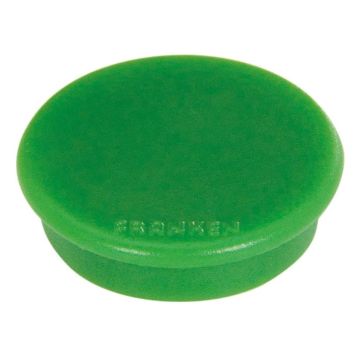 photo Lot de 10 Aimants ronds - 24 mm - Vert : FRANKEN
