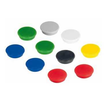 Photo Lot de 10 Aimants ronds - 32 mm - Assortiment : FRANKEN