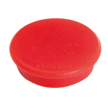 Photo Lot de 10 Aimants ronds - 32 mm - Rouge : FRANKEN