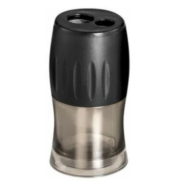 Photo Taille-crayons 2 trous - Plastique recyclé - Noir WONDAY Taill'Liberty 