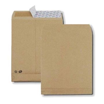 Photo Pochettes kraft à soufflet 30 mm - 250 x 353 mm : GPV 4941 Lot de 250 