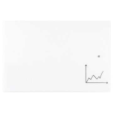 Photo Tableau design en verre - Blanc - 1200 x 900 mm : FRANKEN GTL9012009