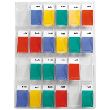 Image Présentoir mural - 24 compartiments DL HELIT The Clearly