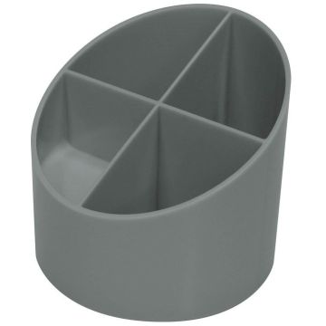 Photo Pot à crayons - Plastique recyclé - Gris Clair HELIT The Green Cross