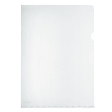 Photo Lot de 10 Pochettes à coins A4 - PP Transparent 0,11 : HERLITZ 5924105 