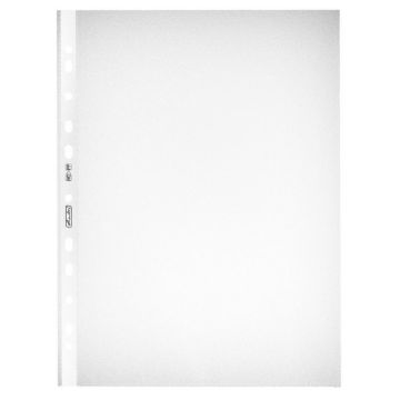 Photo Pochettes perforées - A4 - Transparente : HERLITZ Lot de 100 réf. 5814108