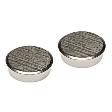 Photo Aimants ronds - 25 mm - Chrome FRANKEN HM25CR Lot de 2