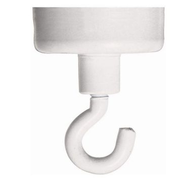 photo Aimant à crochet - 37 mm - Blanc : FRANKEN