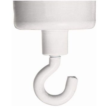 photo Aimant à crochet - 47 mm - Blanc : FRANKEN