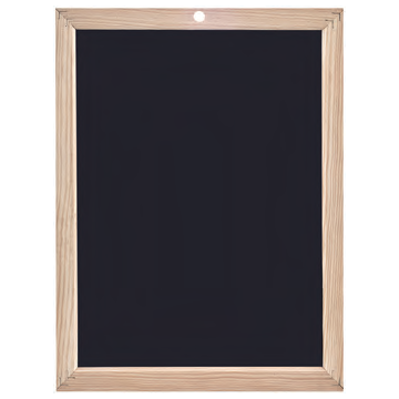 Photo Ardoise Noire cadre en bois - 400 x 600 mm JPC