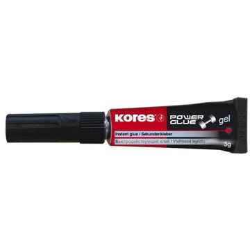 Photo Colle instantanée PowerGlue Gel - 3 g : KORES